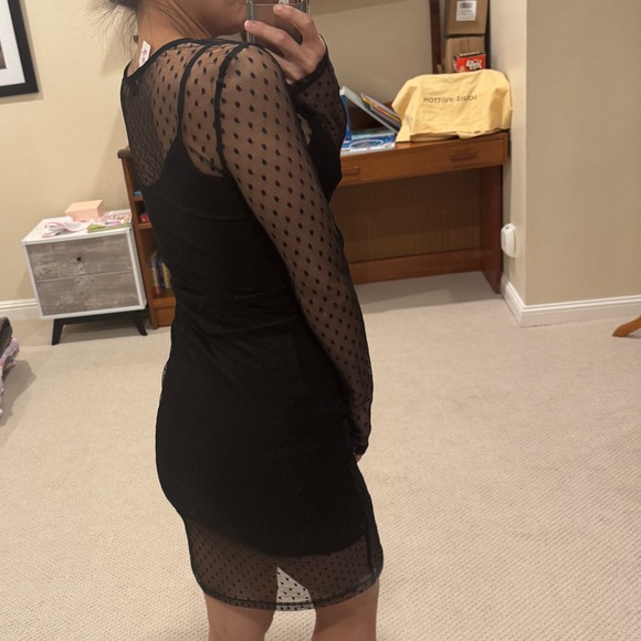 Iris Lace Overlay Dress S/M - Picture 2 of 5